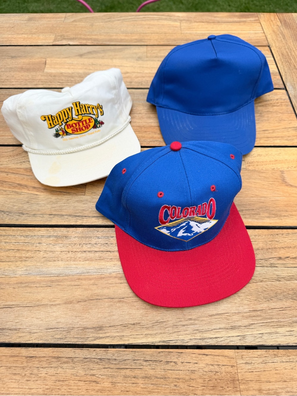 Vintage 90s hat lot SnapBack streetwear Colorado bottle stop
